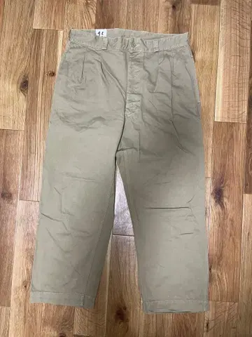 실물 프랑스군 M52 치노 팬츠 사이즈 15