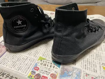 CONVERSE 올 블랙 하이컷