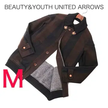 E6494-36 뷰티 앤드 유스 애로우즈 알파카 혼방 자켓