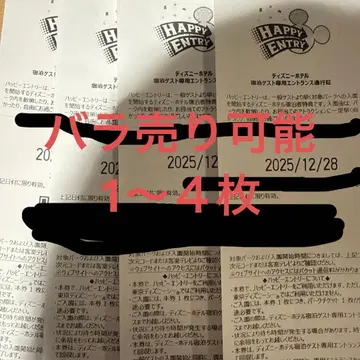 디즈니랜드 해피 엔트리 티켓