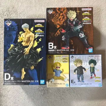 히로아카 제일복권 B, D, E, F상 피규어 세트