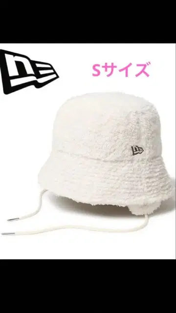 뉴에라 버킷햇 화이트 귀마개 S사이즈