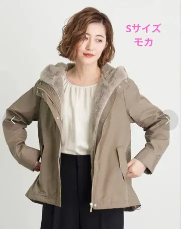 그로브 grove 3WAY 인조 모피 라이너 마운틴 후드티