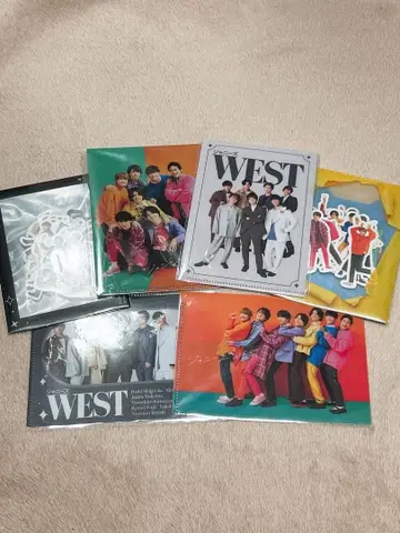 WEST. 플레이크 씰 미니 클리어 파일 세트