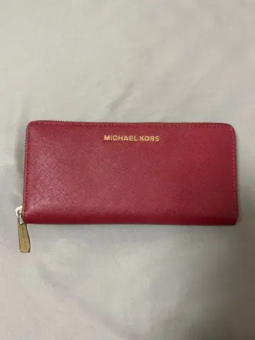 MICHAEL KORS 레드 장지갑