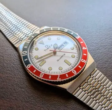 Q TIMEX 타이맥스 Quartz 펩시