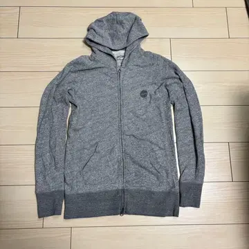 WTW 더블 지퍼 후드티 그레이 원톤 M 사이즈 풀 집업