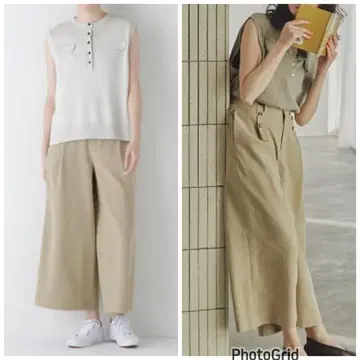 2025년 휴먼 우먼 코튼 폴리 레이온 린넨 마린 팬츠