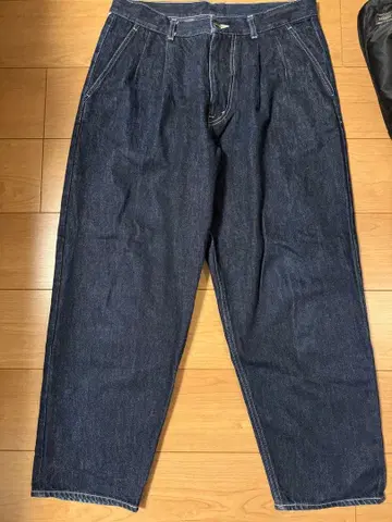 graphpaper selvage Denim Two Tuck Pants