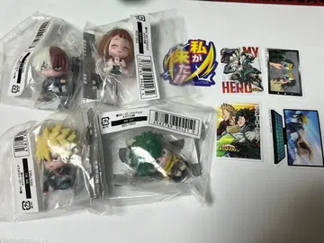 나의 히어로 아카데미아 스와라세타이 4종 컴프 제일복권 스티커 세트