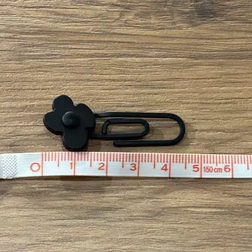 묶음 구매 LARDINI 라펠 핀 부토니에르 꽃 모양 클립 블랙