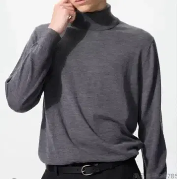 2장 세트 유니클로 메리노 터틀넥