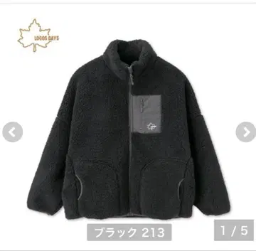 [ 새상품 ] 시마무라 LOGOS DAYS 보아 플리스 자켓 블루종