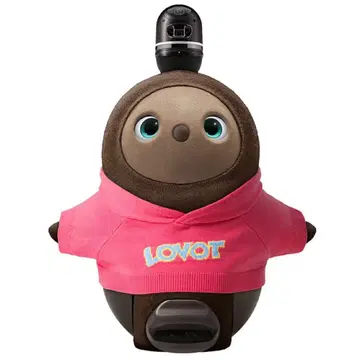 LOVOT 공식 상의 LOVOT 후드티 핑크
