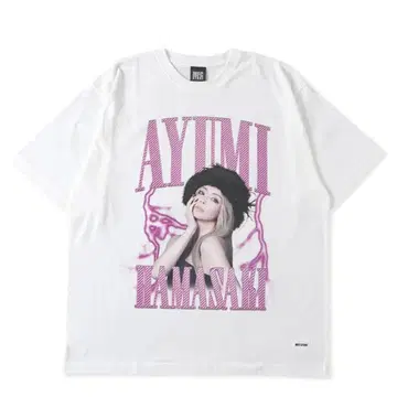 AYUMI HAMASAKI 티셔츠 화이트