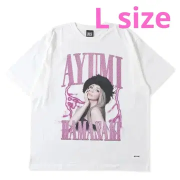 하마사키 아유미 아티스트 T셔츠 화이트