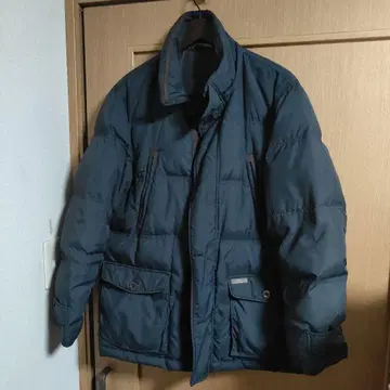 새상품급 크로커다일 다크 네이비 다운 자켓