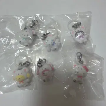 산리오 메지루시 액세서리 포근포근 스노우 컴플리트 세트