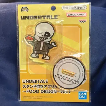 Undertale 샌즈 스탠드 포함 아크릴 플레이트 FOOD DESIGN