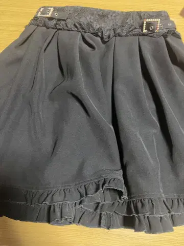 ROJITA 플레어 스커트 블랙