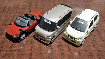 다이하츠 풀백카 코펜 탄토 미라이스 3대 세트