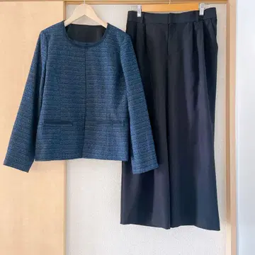 Ranan 2XL 트위드 셋업 팬츠 빅 사이즈 포멀