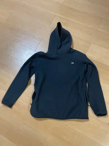The North Face 블랙 후드티 후드, 포켓 부착