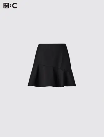 유니클로 UNIQLO 플레어 스코트 블랙 S 사이즈 미사용 새상품