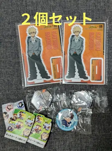 쿠라스시 히로아카 바쿠고 카츠키 토도로키 쇼토 아크릴 스탠드 캔 배지