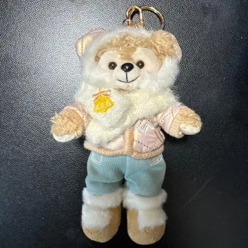 상하이 디즈니 한정판 더피 봉제 인형 키체인 키링