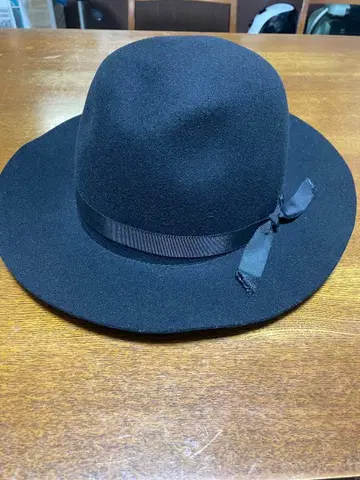 ca4la 블랙 울 리본 포함 햇