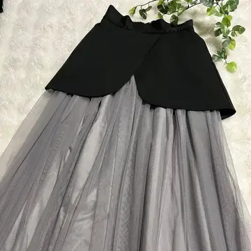 HARE 튤 도킹 스커트