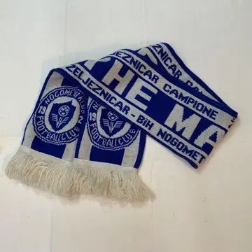 A/W FK ZELJEZNICAR 빈티지 축구 머플러 블루