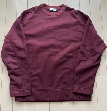 투모로우랜드 남성용 속기모 크루넥 맨투맨