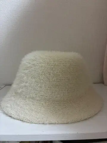 모자 가게 퍼 화이트 버킷햇