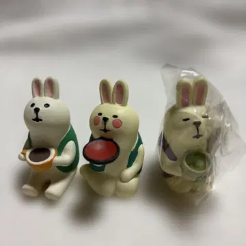토끼 피규어 3개 세트