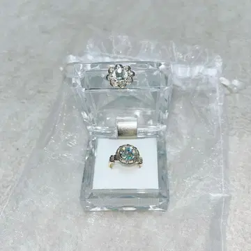 말베리코 레이스 비쥬얼링 엔젤 오로라 반지 반지