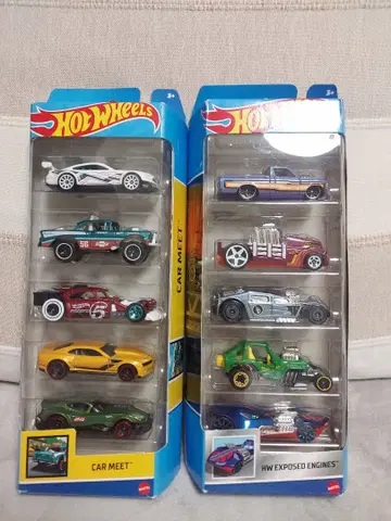 미개봉 새상품 [ 핫휠 5팩 x 2세트 ]