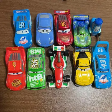 카즈 캐릭터 미니카 10대 세트