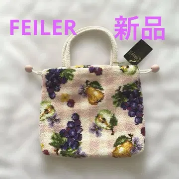 [ 미사용 새상품 ] FEILER 후르츠 패턴 미니백