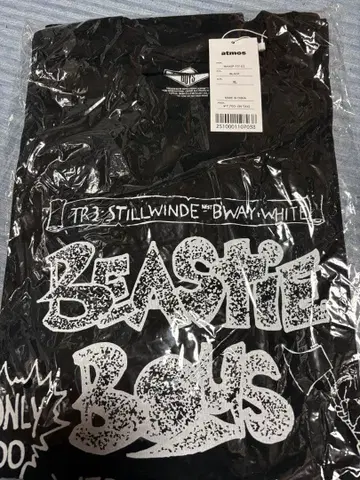 BEASTIE BOYS 그래픽 T셔츠 블랙