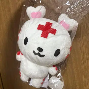 미개봉 새상품 하트라짱 봉제 인형 대 일본 적십자사 공식 캐릭터