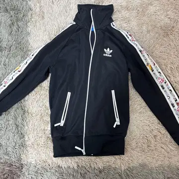 adidas originals 블랙 저지 컬러풀 프린트