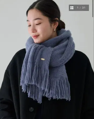 crewre 모이스트 터치 볼륨 스톨 블루