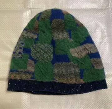 레어 M.&KYOKO 엠앤쿄코 니트 모자 사토 섬유