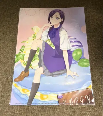 푸른상자 여름색 SugarDays 하나코이 & 아야메 클리어 파일 세트