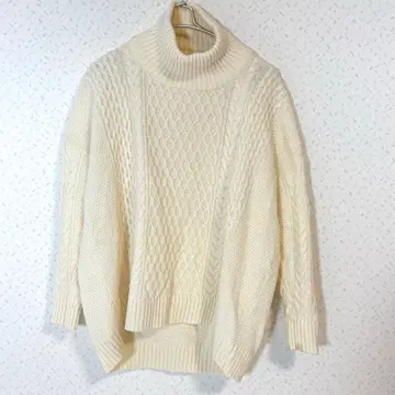[하레/HARE] 니트 스웨터 아이보리 F 사이즈