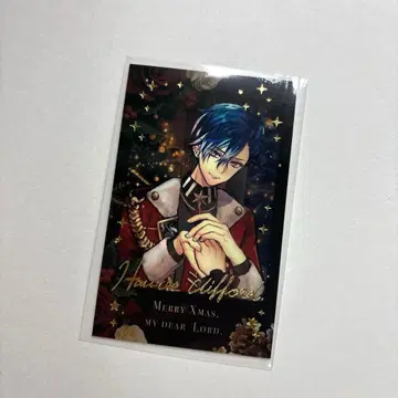 악마고양이 크리스마스 폴라로이드 하우레스 금박 1점