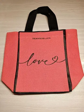 [ DEAN&DELUCA ] 방콕 한정판 발렌타인 패턴 토트백