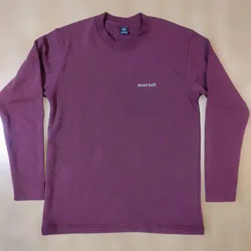 몽벨 montbell 맨투맨 와인 레드 S